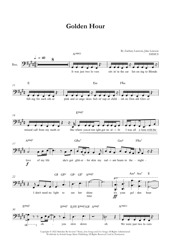 Golden Hour (arr. SMMUS)