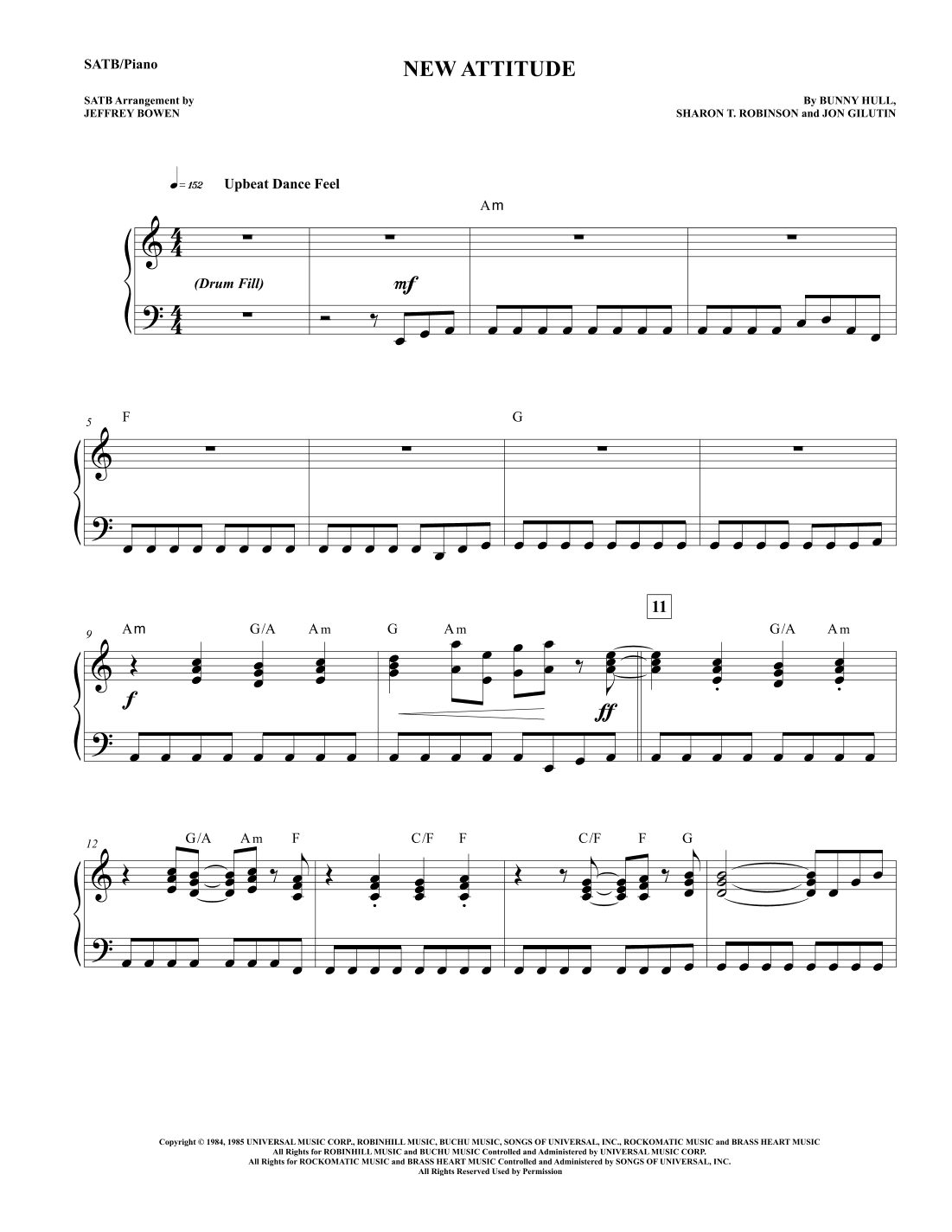 New Attitude (arr. Jeffrey Bowen)