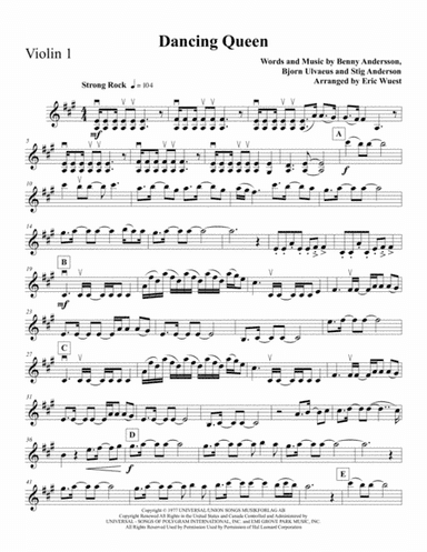 Dancing Queen (arr. Eric Wuest)