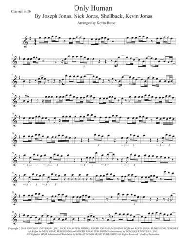 Only Human (arr. Kevin Busse)