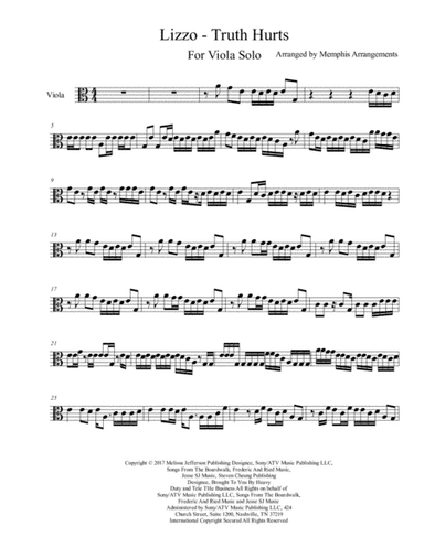 Truth Hurts (arr. Memphis Arrangements)