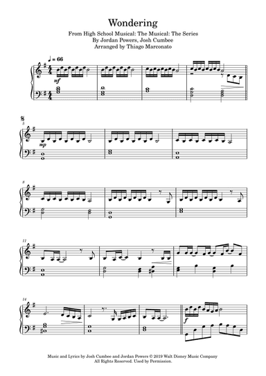 Wondering (arr. Thiago Marconato)