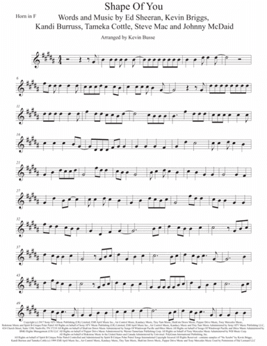 Shape Of You (arr. Kevin Busse)