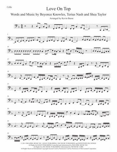 Love On Top (arr. Kevin Busse)