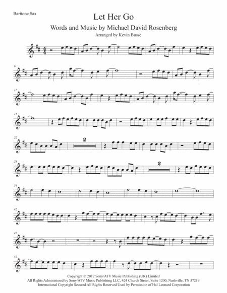 Let Her Go (arr. Kevin Busse)