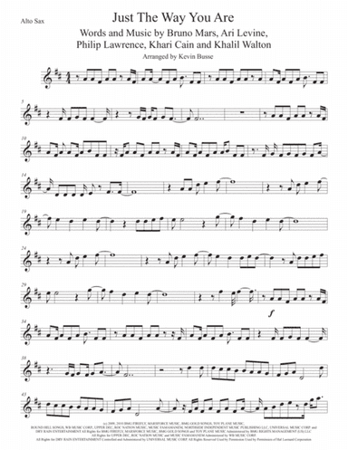 Just The Way You Are (arr. Kevin Busse)
