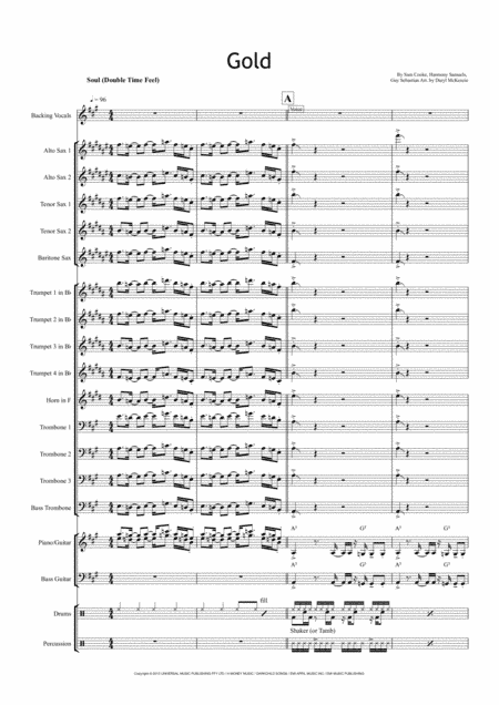 Gold-guy Sebastian (arr. Daryl McKenzie)