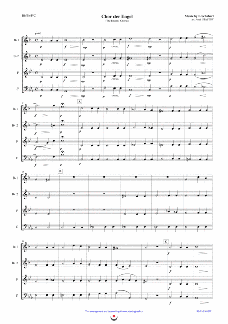 Chor der Engel (The Engels´ Chorus) (arr. Josef STASTNY)