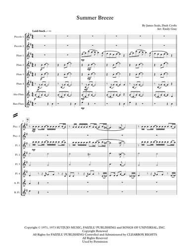 Summer Breeze (arr. Emily Gray)