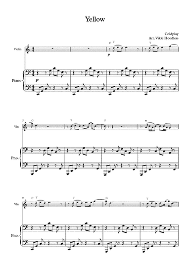 Yellow (arr. Vikki Hoodless)