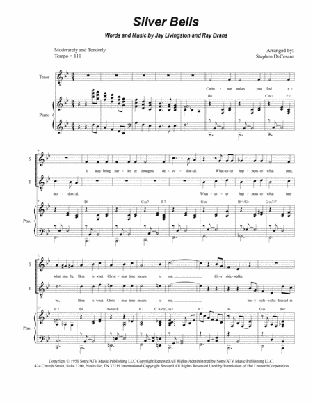Silver Bells (arr. Stephen DeCesare)
