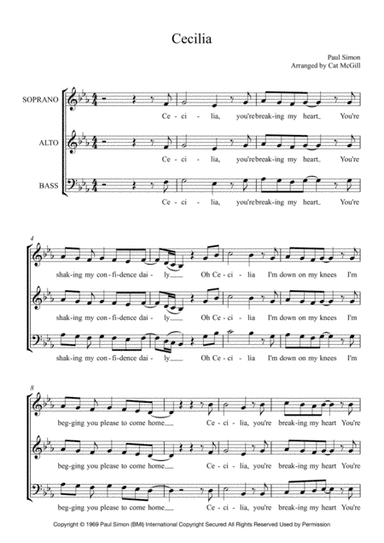 Cecilia (arr. Cat McGill)