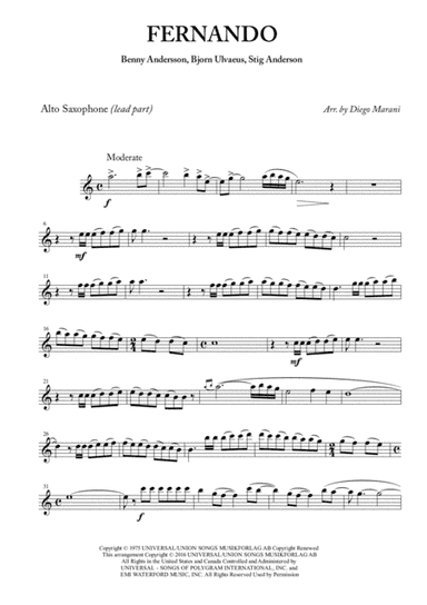 Fernando (arr. Diego Marani)