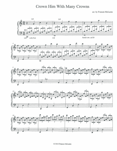 Crown Him With Many Crowns (arr. Frances O McLaren)
