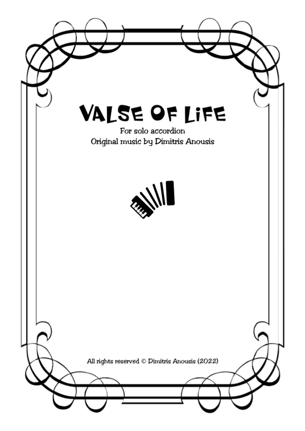 Dimitris Anousis "Valse of Life" for solo accordion