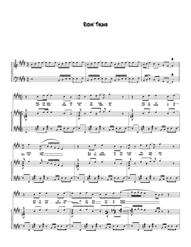 Ridin' Thumb (arr. Biegler)