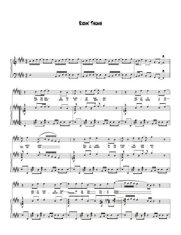 Ridin' Thumb (arr. Biegler)