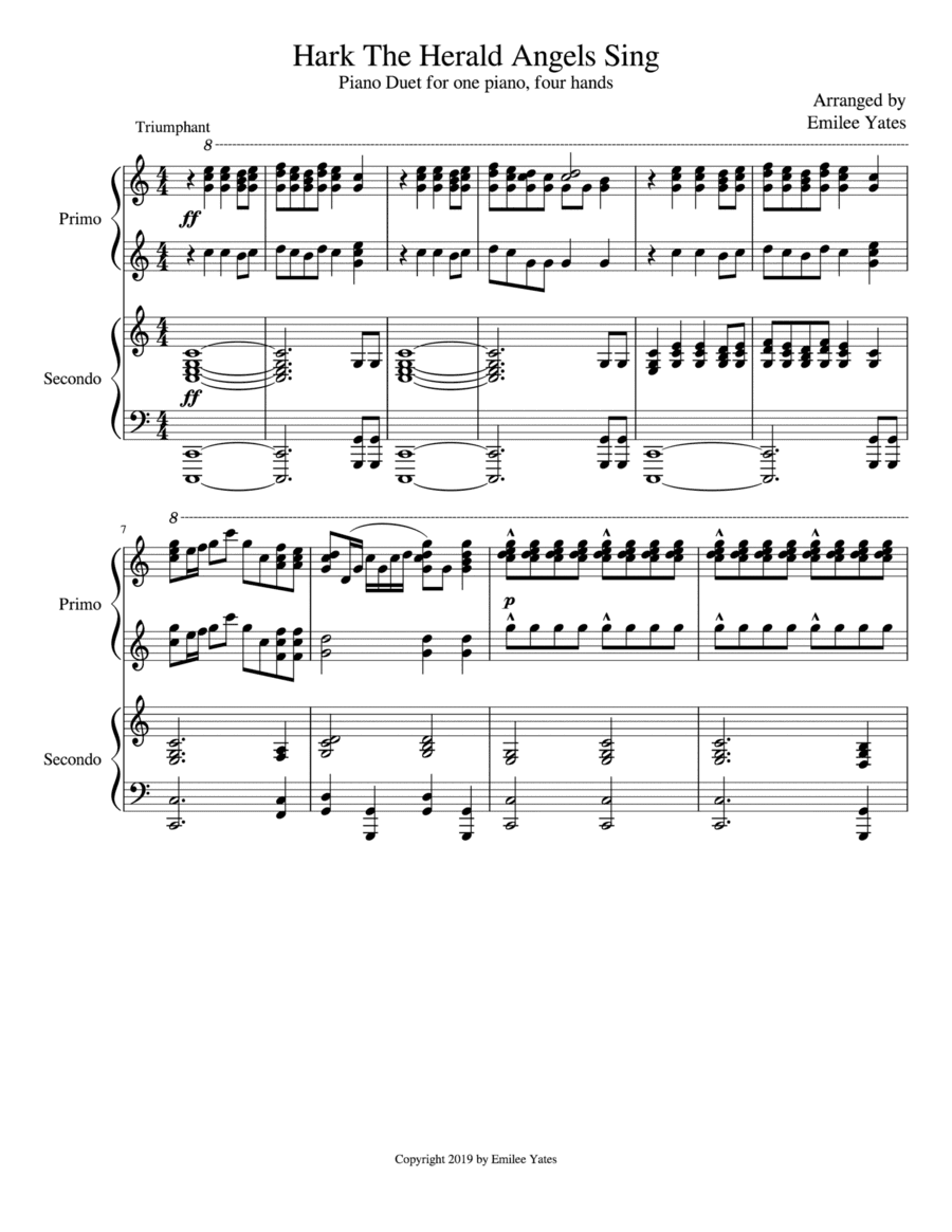 Hark the Herald Angels Sing (arr. Emilee Yates)