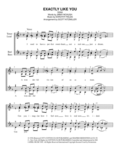 Exactly Like You (arr. Scott Kitzmiller)