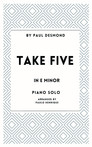 Take Five (arr. Paulo Henrique)