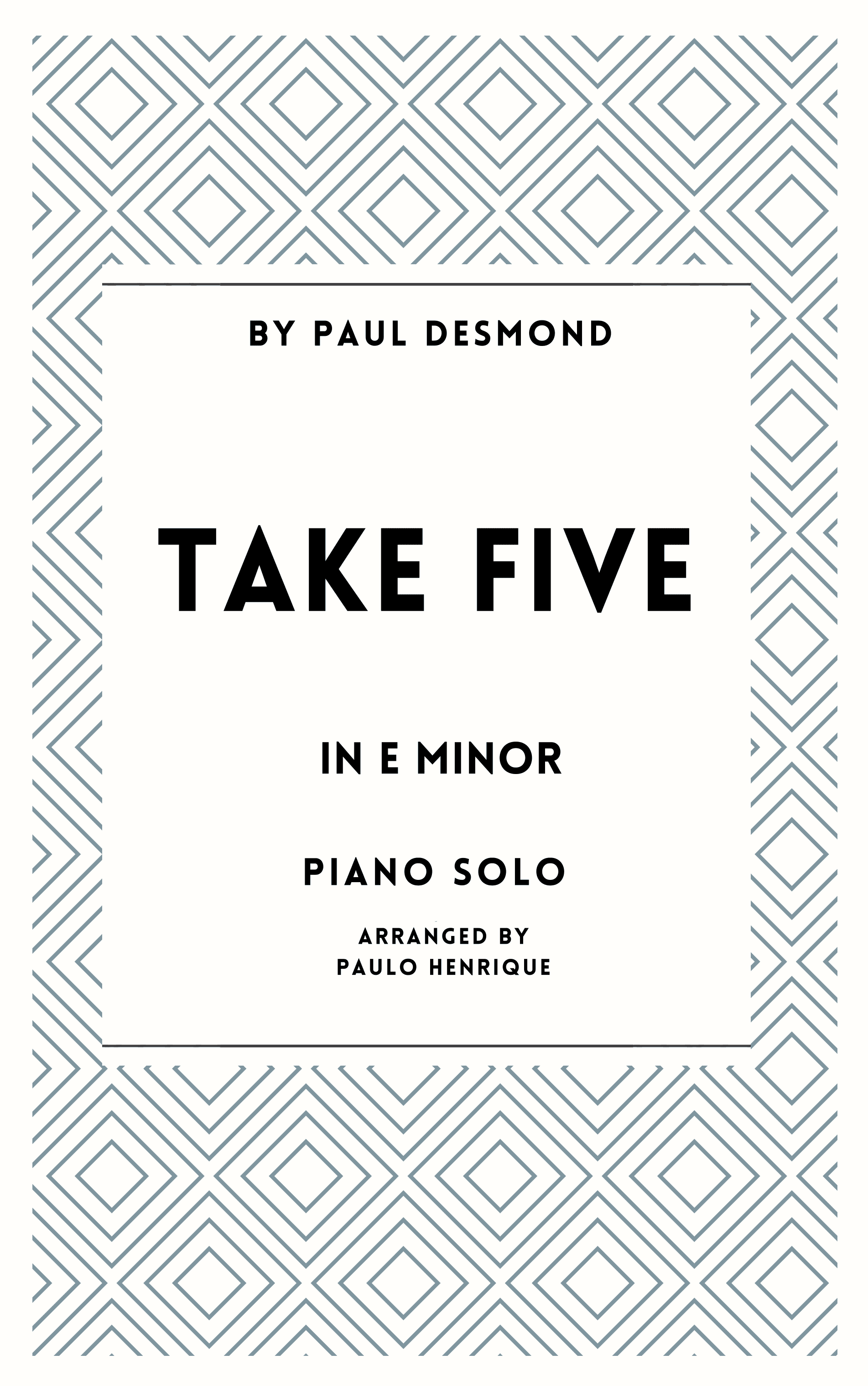 Take Five (arr. Paulo Henrique)