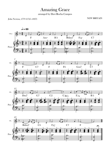 Amazing Grace (arr. Davi Rocha Campos)
