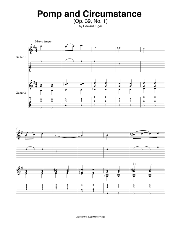 Pomp and Circumstance (arr. Mark Phillips)