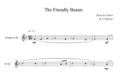 The Friendly Beasts (Trumpet Solo) (arr. B. C. Dockery)