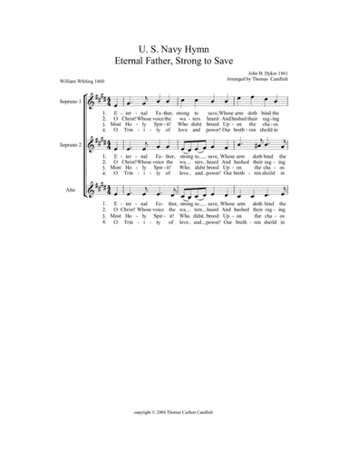 U.S. Navy Hymn (arr. Thomas Candlish)