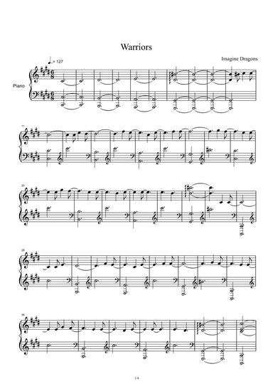 Warriors (arr. Imagine Dragons)