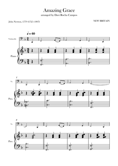 Amazing Grace (arr. Davi Rocha Campos)