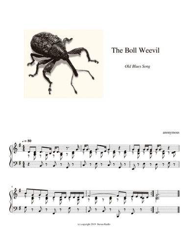 The Boll Weevil (arr. S. M. Kudlo)