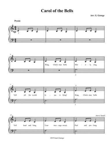 Carol of the Bells (arr. Garri George)