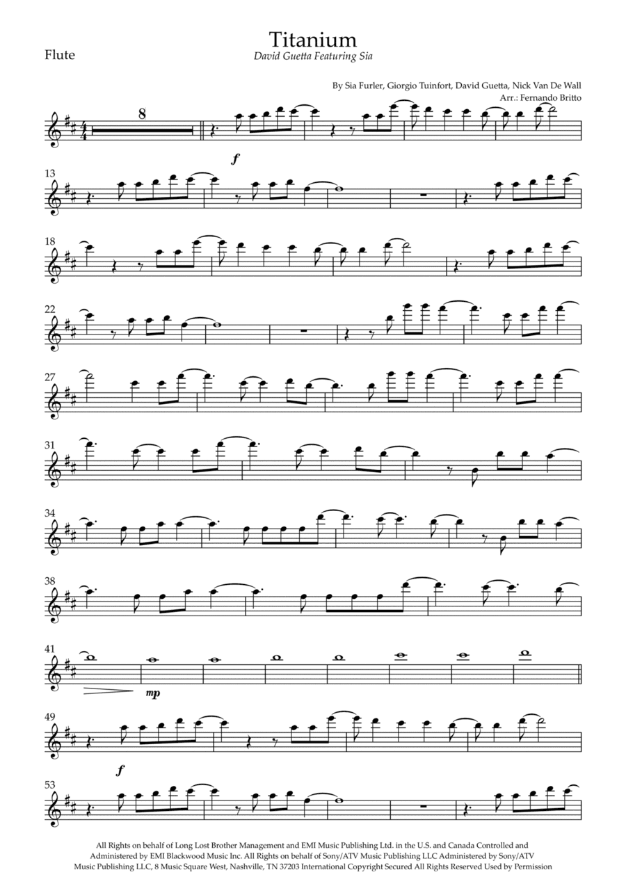 Titanium (arr. Fernando Britto)