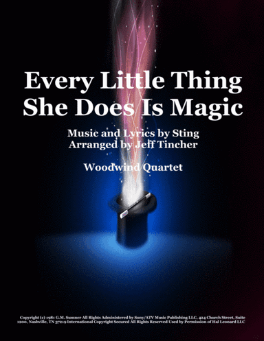 Every Little Thing She Does Is Magic (arr. Jeff Tincher)