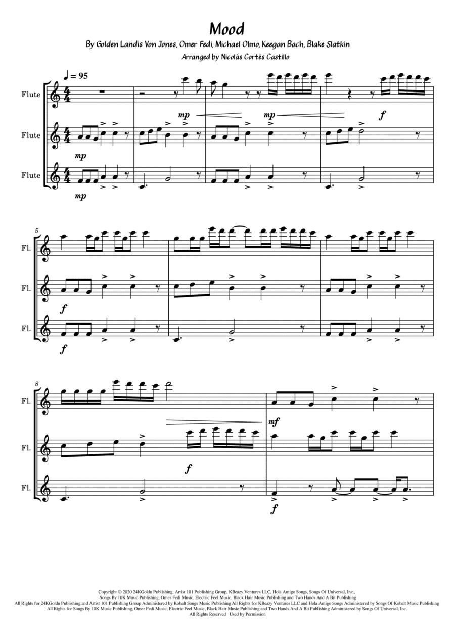 Mood (arr. Nicolás Cortés Castillo)