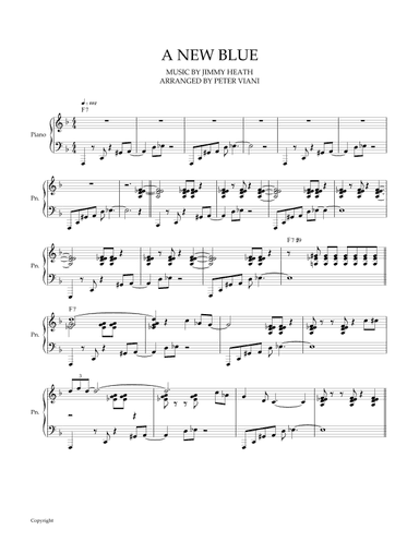 New Blue (arr. Peter Viani)