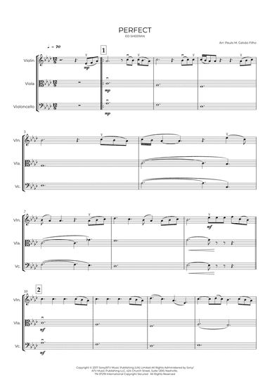 Perfect (arr. Paulo Galvão Filho)