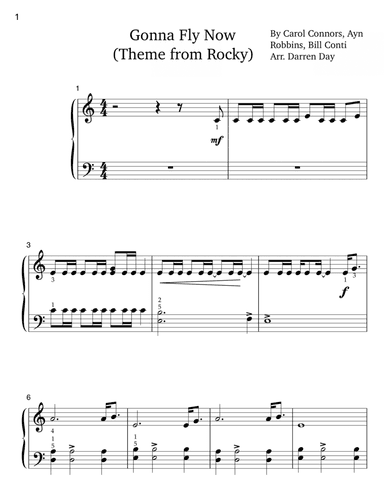 Gonna Fly Now (arr. Darren Day)