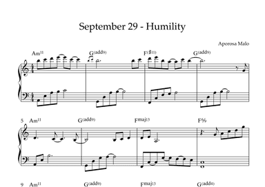 September 29 - Humility