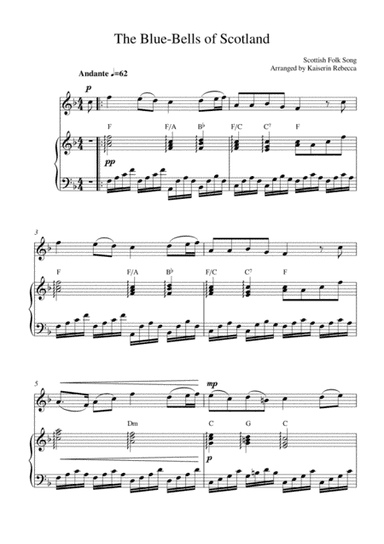 The Blue-Bells of Scotland (arr. Kaiserin Rebecca)