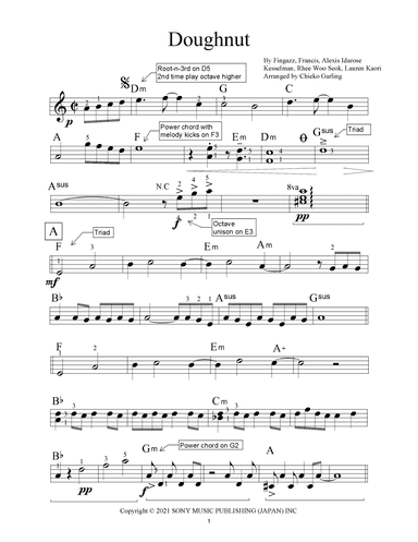 Doughnut (arr. Chieko Garling)
