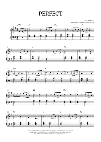 Perfect (arr. Benzaiten Editions)