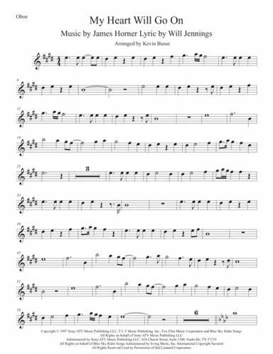 My Heart Will Go On (Love Theme from Titanic) (arr. Kevin Busse)