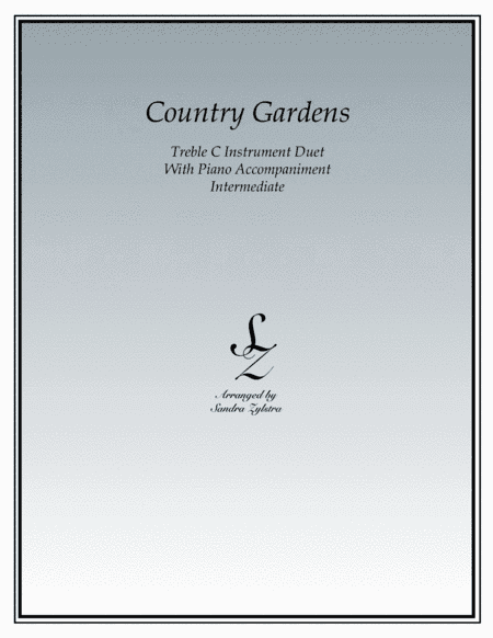 Country Gardens (treble C instrument duet) (arr. Sandra Zylstra)