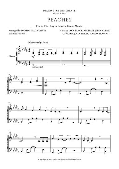 Peaches (arr. Danilo "Daca" Alves)