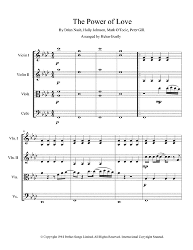 The Power Of Love (arr. Helen Goatly)