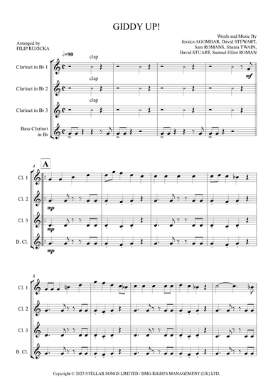 Giddy Up! (arr. Filip Růžička)