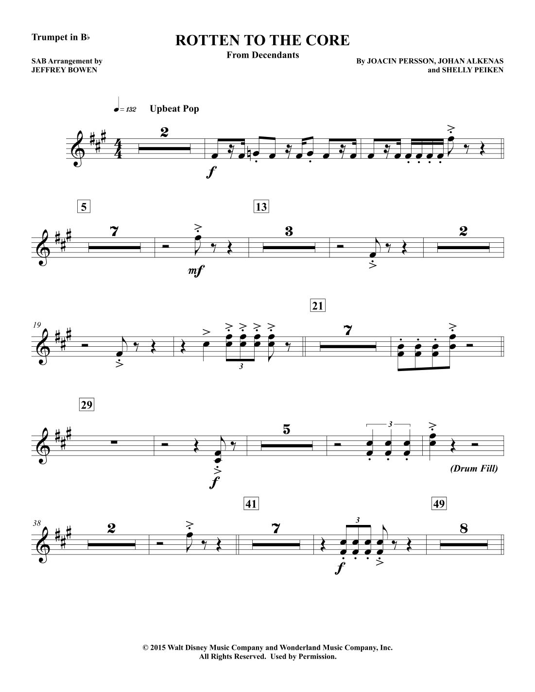 Rotten To The Core (arr. Jeffrey Bowen)