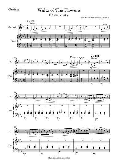 Waltz Of The Flowers (Tchaikovsky) (arr. Fabio Eduardo de Oliveira)